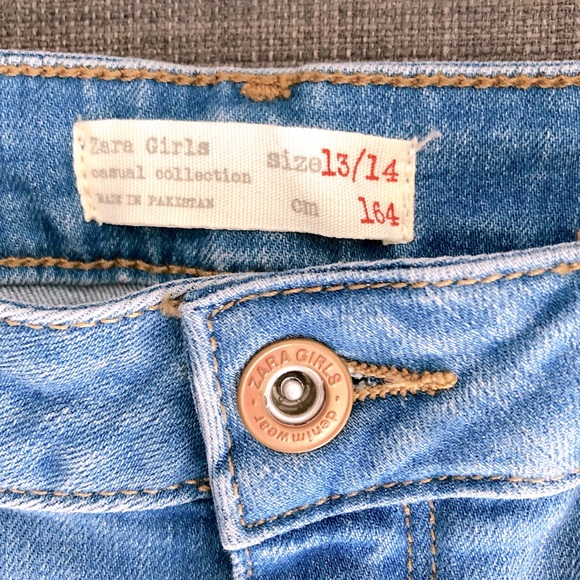 EUC Zara Girls Skinny Jeans - Picture 3 of 3